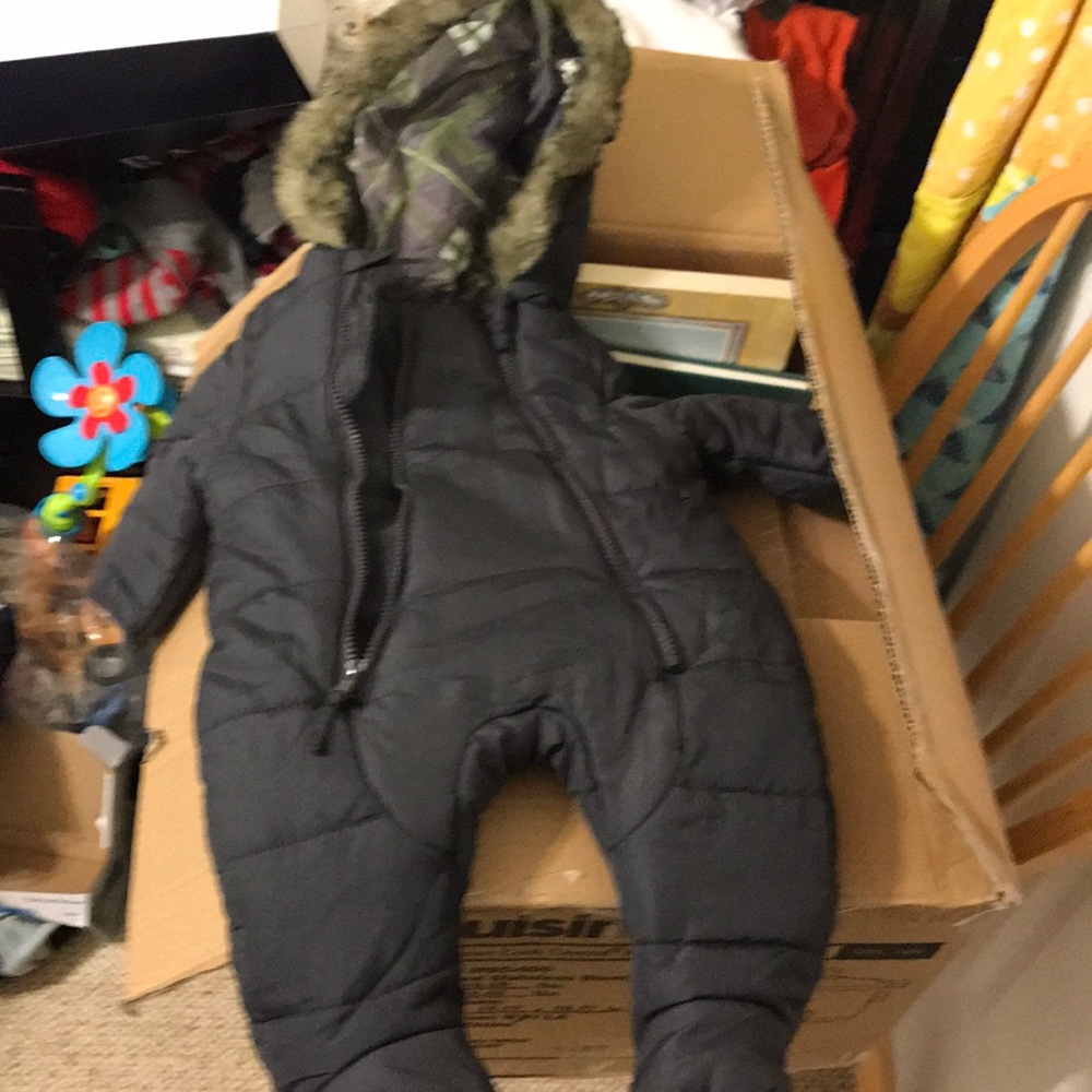 Gray one piece jacket